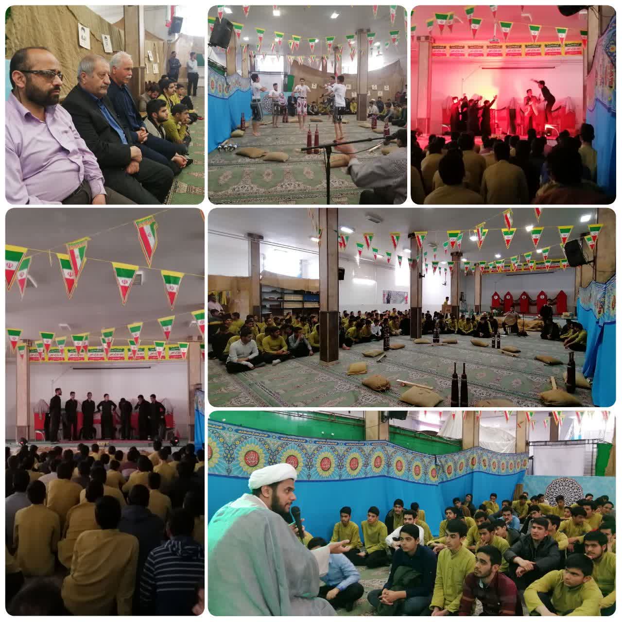 برگزاری جشن انقلاب در دبیرستان